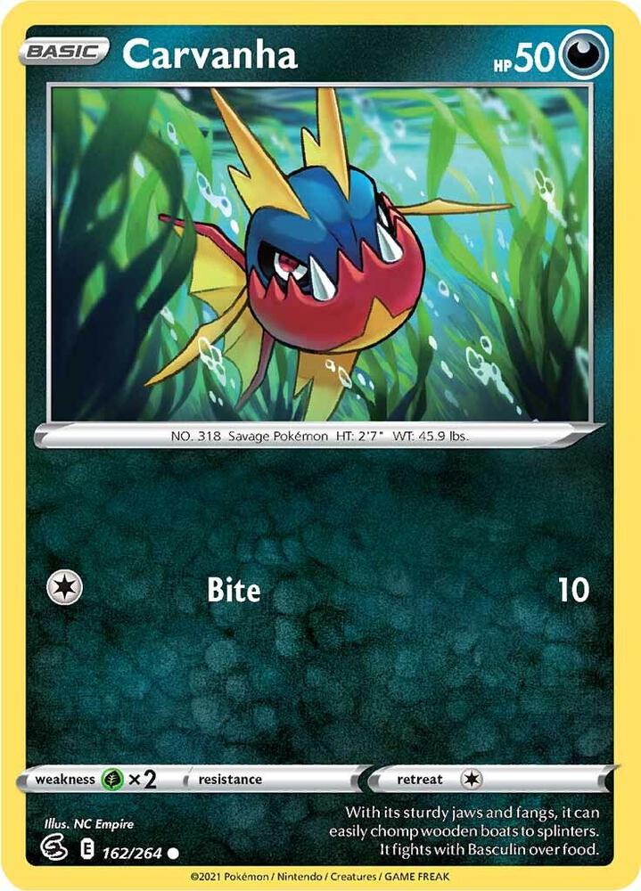 Carvanha [SWSH08: Fusion Strike] 162/264