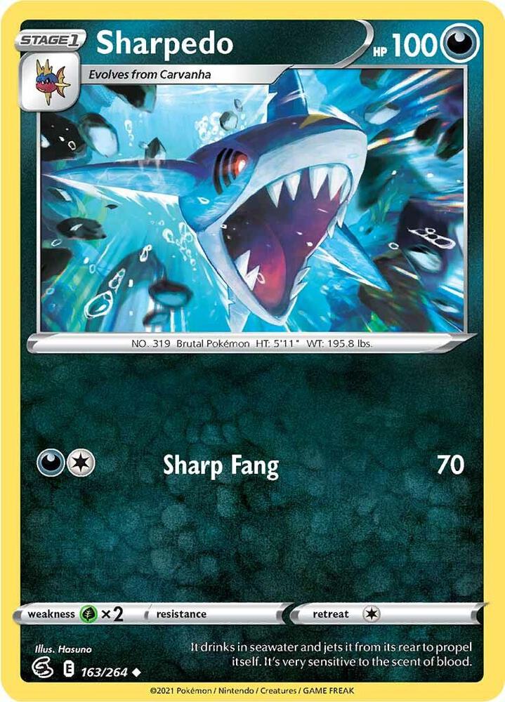 Sharpedo [SWSH08: Fusion Strike] 163/264