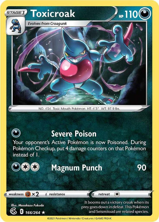 Toxicroak [SWSH08: Fusion Strike] 166/264