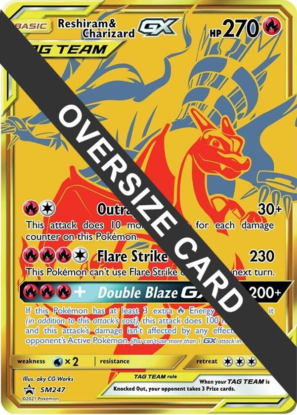 Reshiram & Charizard GX - SM247 [Jumbo Cards] SM247