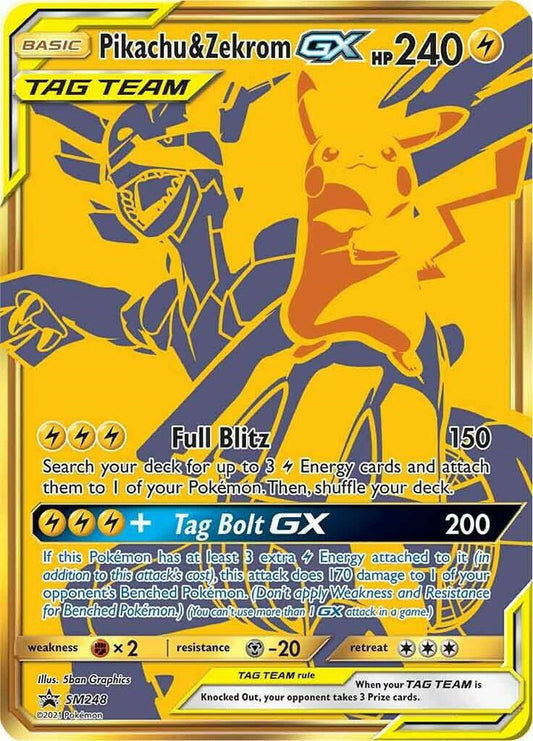 Pikachu & Zekrom GX - SM248 [SM Promos] SM248