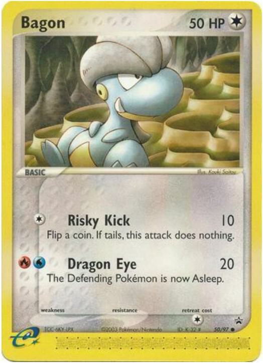 Bagon - 50/97 (Black Star) [Nintendo Promos] 50/97