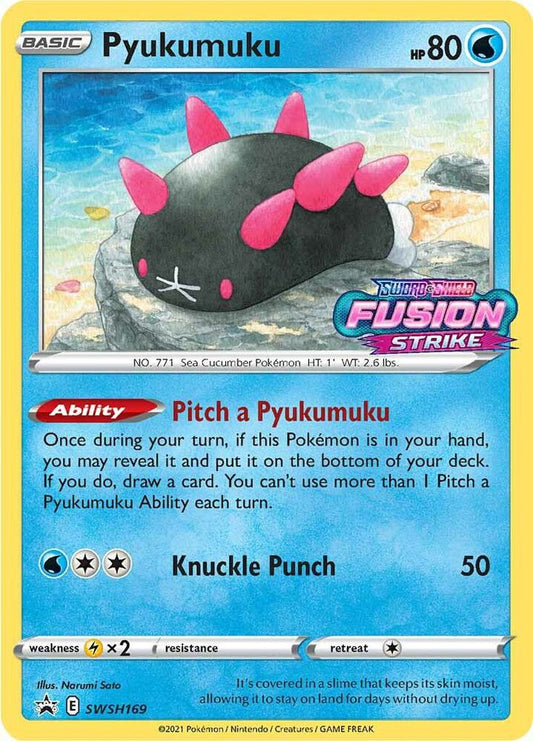 Pyukumuku - SWSH169 (Prerelease) [SWSH: Sword & Shield Promo Cards] SWSH169