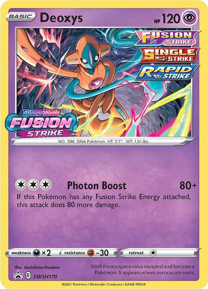 Deoxys - SWSH170 (Prerelease) [SWSH: Sword & Shield Promo Cards] SWSH170