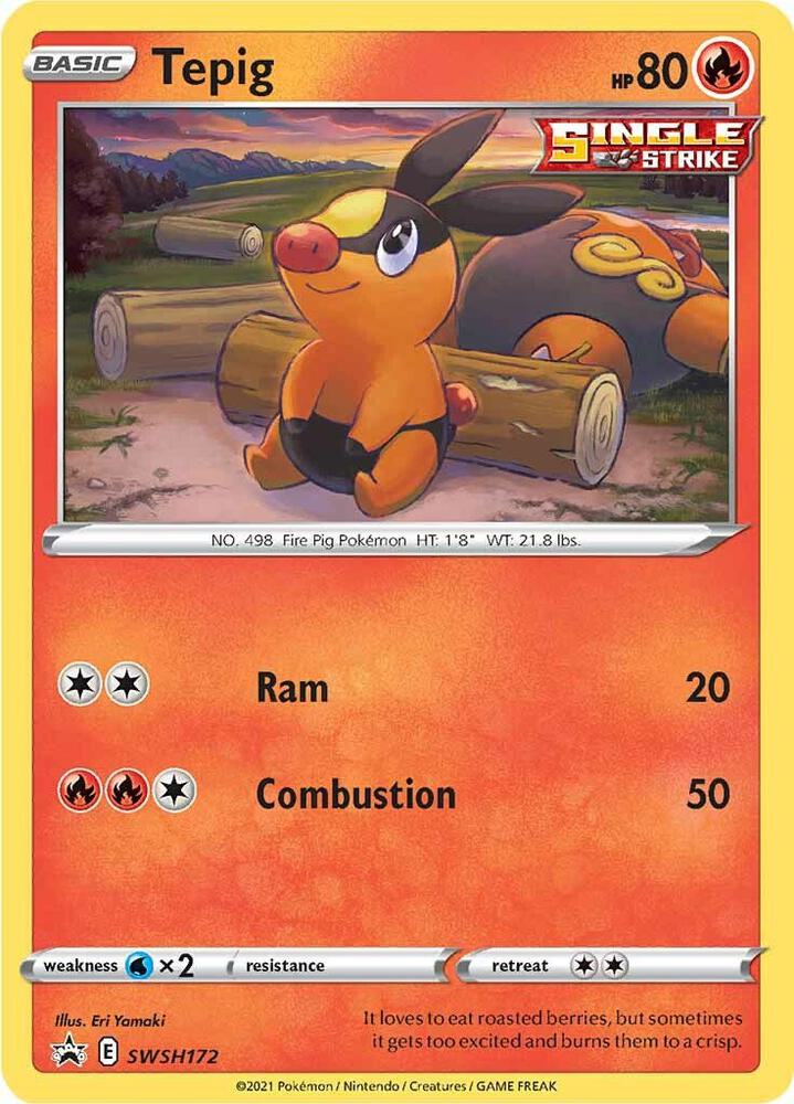 Tepig - SWSH172 [SWSH: Sword & Shield Promo Cards] SWSH172