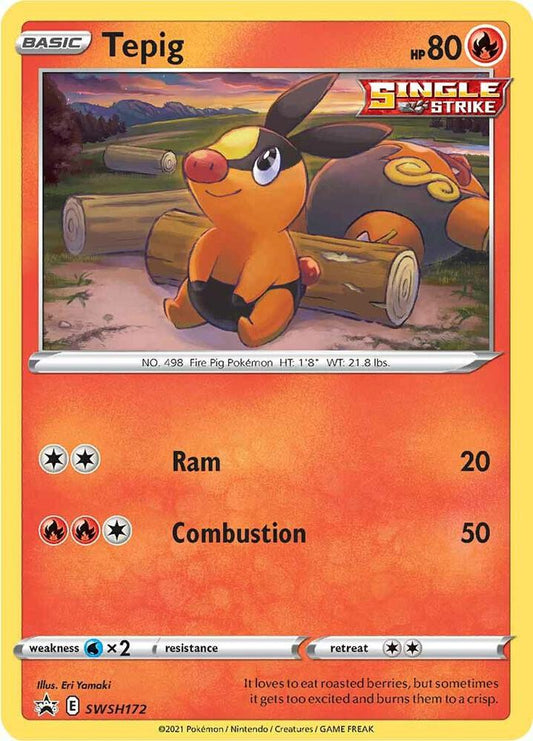 Tepig - SWSH172 [SWSH: Sword & Shield Promo Cards] SWSH172