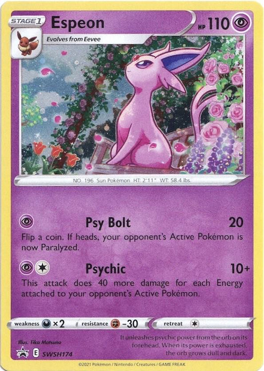 Espeon - SWSH174 [SWSH: Sword & Shield Promo Cards] SWSH174