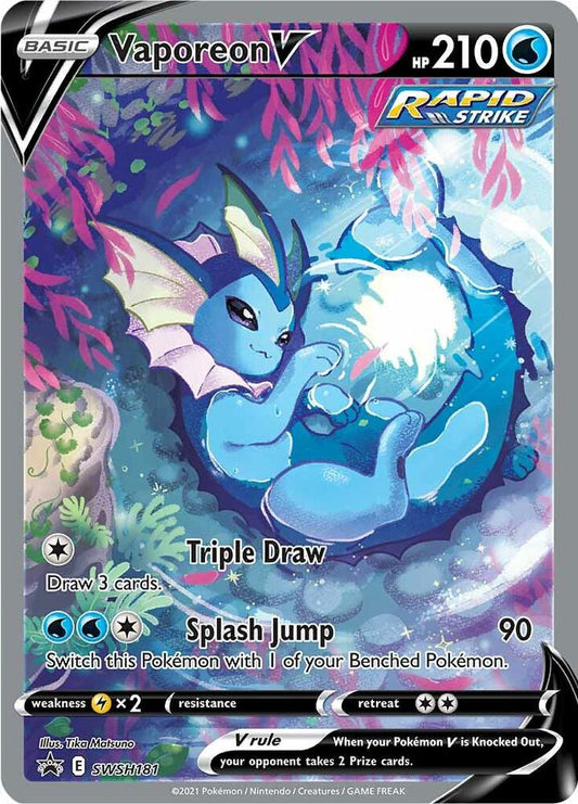 Vaporeon V - SWSH181 [SWSH: Sword & Shield Promo Cards] SWSH181