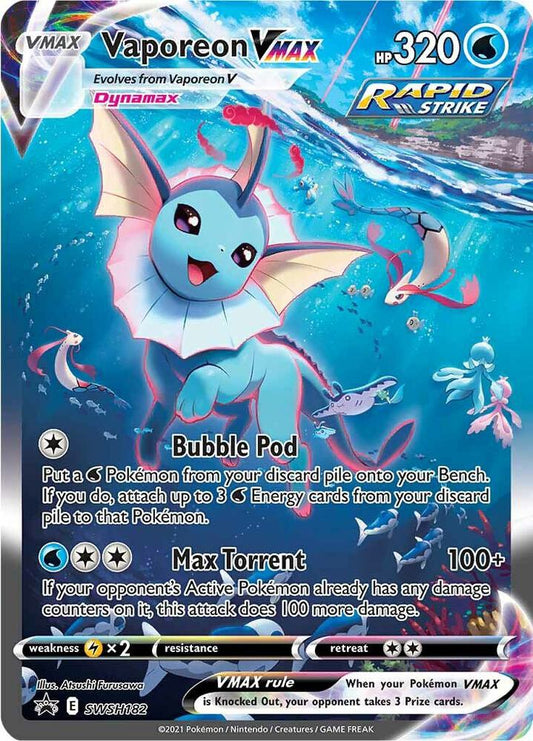 Vaporeon VMAX - SWSH182 [SWSH: Sword & Shield Promo Cards] SWSH182