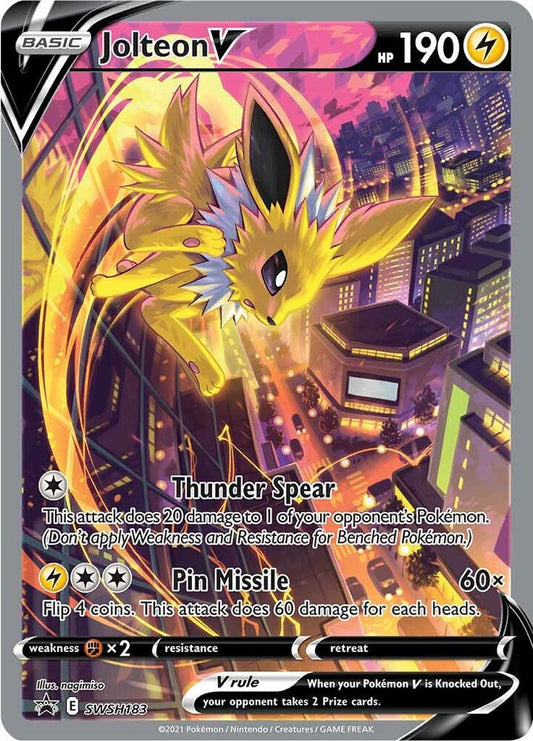 Jolteon V - SWSH183 [SWSH: Sword & Shield Promo Cards] SWSH183