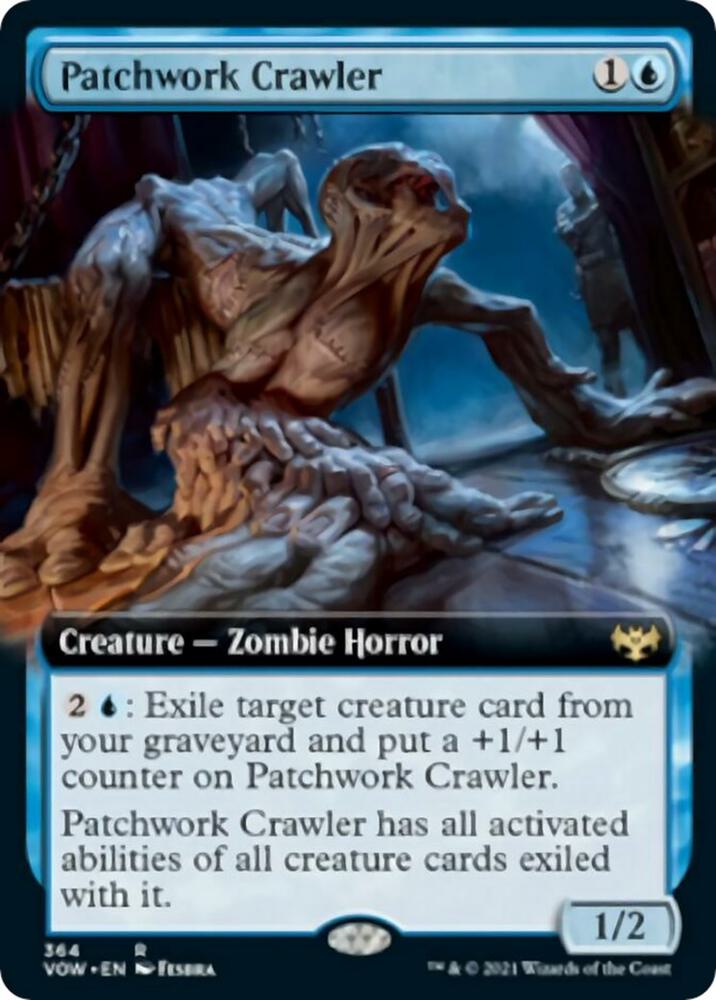 Patchwork Crawler (Extended Art) [Innistrad: Crimson Vow] 364