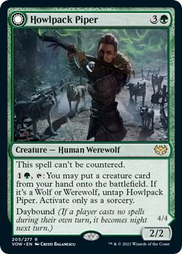 Howlpack Piper [Innistrad: Crimson Vow] 205