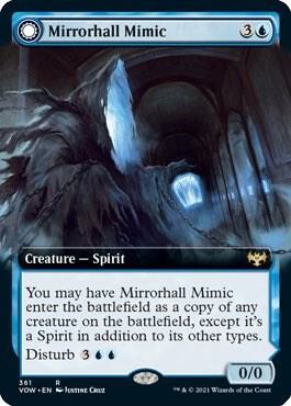 Mirrorhall Mimic (Extended Art) [Innistrad: Crimson Vow] 361