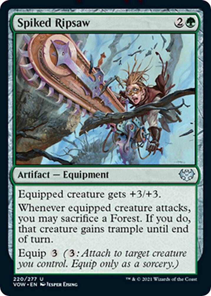 Spiked Ripsaw [Innistrad: Crimson Vow] 220