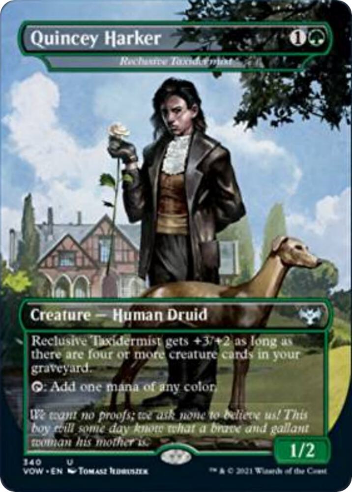 Quincey Harker - Reclusive Taxidermist [Innistrad: Crimson Vow] 340