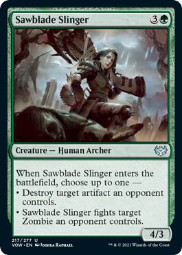 Sawblade Slinger [Innistrad: Crimson Vow] 217