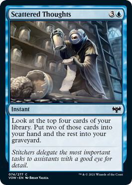 Scattered Thoughts [Innistrad: Crimson Vow] 74