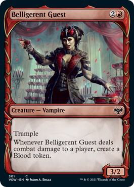 Belligerent Guest (Showcase) [Innistrad: Crimson Vow] 301