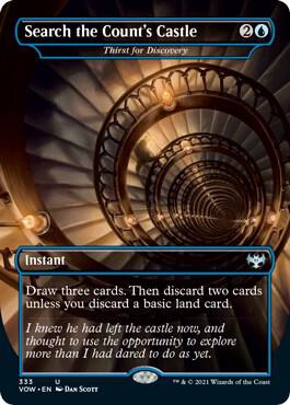 Search the Count's Castle - Thirst for Discovery [Innistrad: Crimson Vow] 333