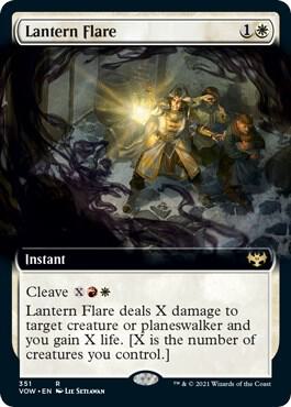 Lantern Flare (Extended Art) [Innistrad: Crimson Vow] 351