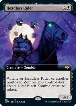 Headless Rider (Extended Art) [Innistrad: Crimson Vow] 372