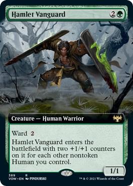 Hamlet Vanguard (Extended Art) [Innistrad: Crimson Vow] 389