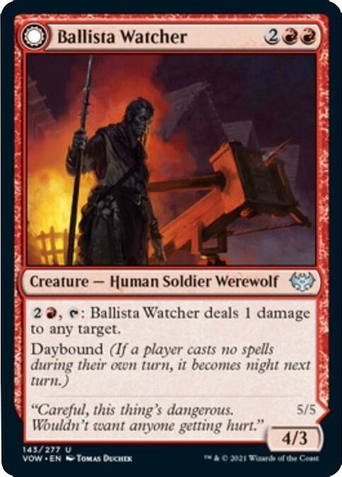 Ballista Watcher [Innistrad: Crimson Vow] 143