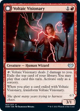 Voltaic Visionary [Innistrad: Crimson Vow] 183
