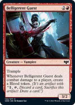Belligerent Guest [Innistrad: Crimson Vow] 144