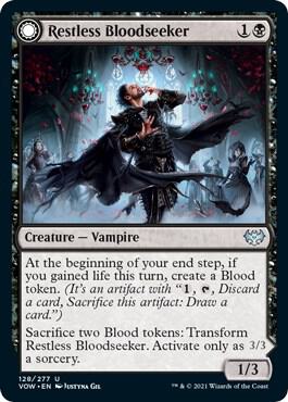 Restless Bloodseeker [Innistrad: Crimson Vow] 128