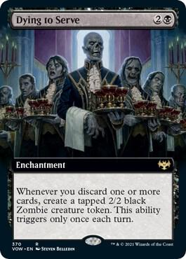 Dying to Serve (Extended Art) [Innistrad: Crimson Vow] 370