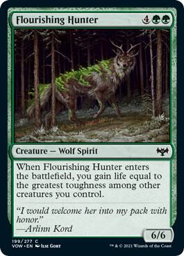 Flourishing Hunter [Innistrad: Crimson Vow] 199
