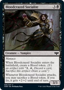 Bloodcrazed Socialite [Innistrad: Crimson Vow] 96