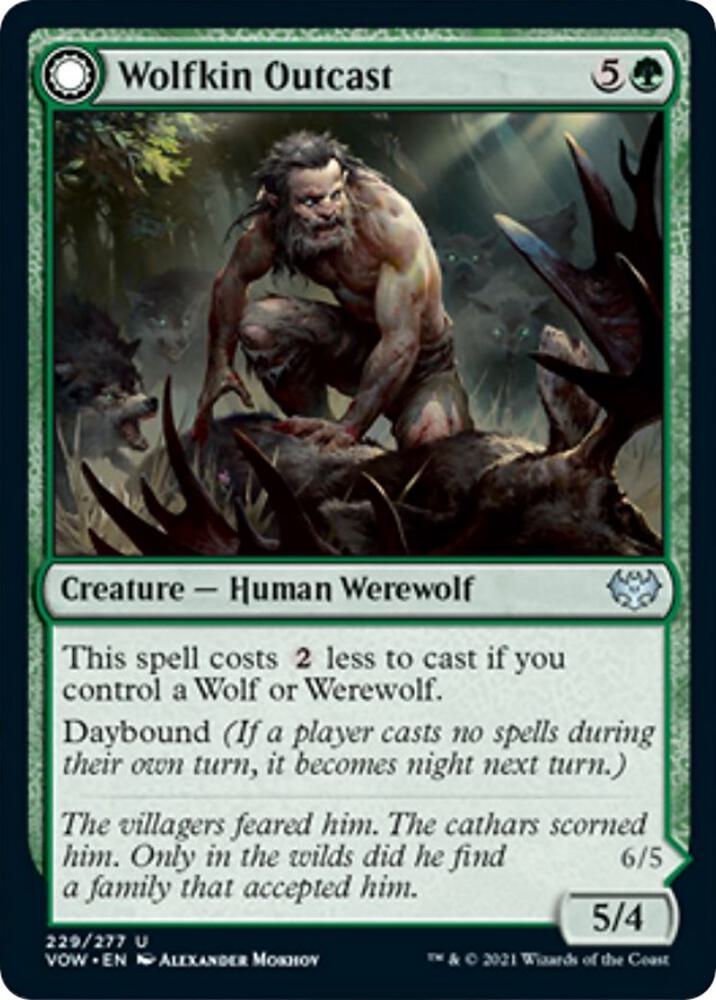 Wolfkin Outcast [Innistrad: Crimson Vow] 229