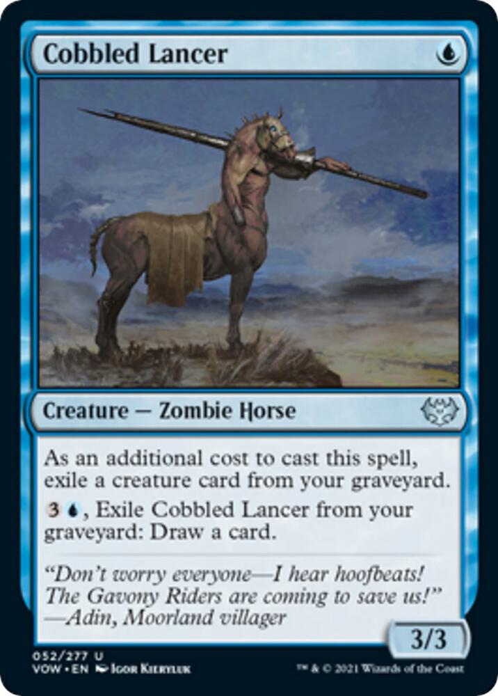 Cobbled Lancer [Innistrad: Crimson Vow] 52