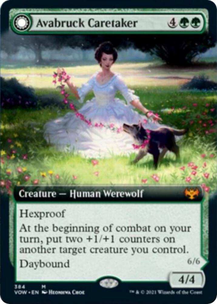 Avabruck Caretaker (Extended Art) [Innistrad: Crimson Vow] 384