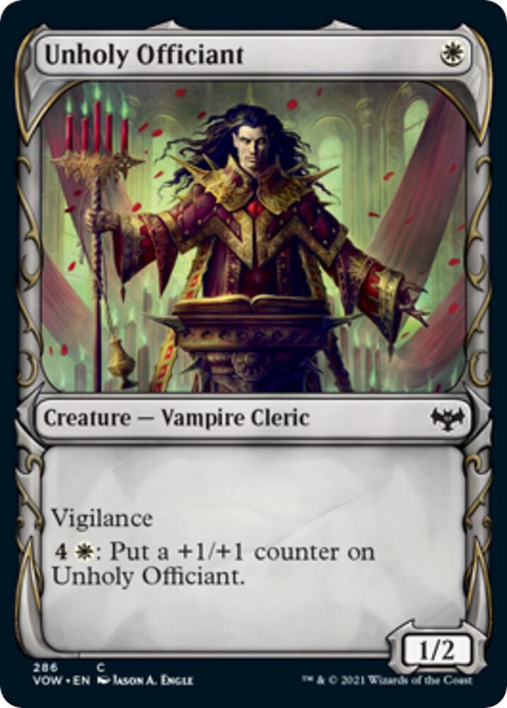 Unholy Officiant (Showcase) [Innistrad: Crimson Vow] 286