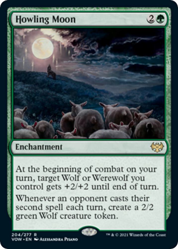 Howling Moon [Innistrad: Crimson Vow] 204