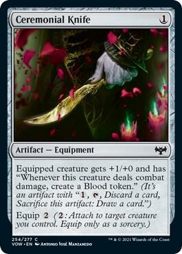 Ceremonial Knife [Innistrad: Crimson Vow] 254