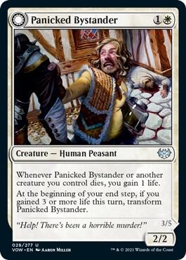 Panicked Bystander [Innistrad: Crimson Vow] 28