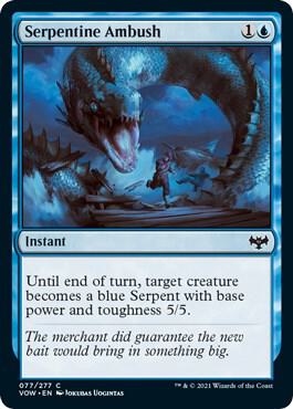 Serpentine Ambush [Innistrad: Crimson Vow] 77