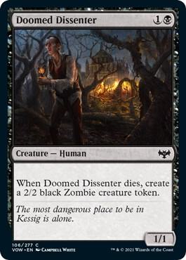 Doomed Dissenter [Innistrad: Crimson Vow] 106