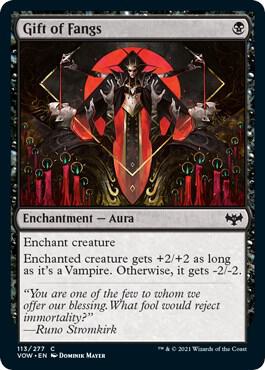 Gift of Fangs [Innistrad: Crimson Vow] 113
