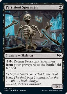 Persistent Specimen [Innistrad: Crimson Vow] 125