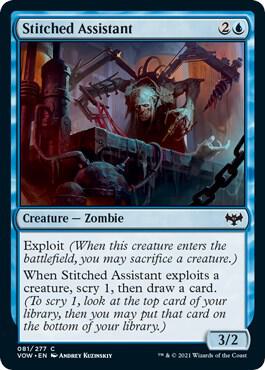 Stitched Assistant [Innistrad: Crimson Vow] 81