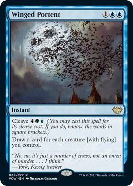 Winged Portent [Innistrad: Crimson Vow] 89
