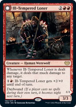 Ill-Tempered Loner [Innistrad: Crimson Vow] 162