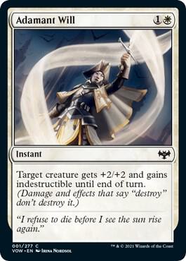 Adamant Will [Innistrad: Crimson Vow] 1