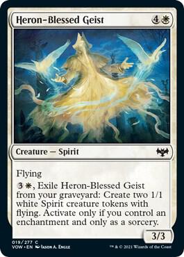 Heron-Blessed Geist [Innistrad: Crimson Vow] 19