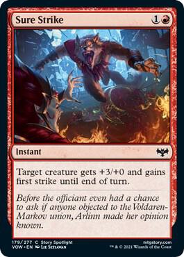 Sure Strike [Innistrad: Crimson Vow] 179
